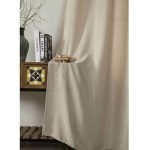 Κουρτίνα Βελούδινη με Κρίκο 6341 Μπεζ (2 Διαστάσεις)