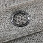 Κουρτίνα Παχύ Λινό με Κρίκο Εκρού 6046 (270x285cm)