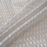 Κουρτίνα Δίχτυ με Τρέσα 6049 Γκρι (2 Διαστάσεις)