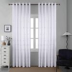 Κουρτίνα με Κρίκους 6014 Λευκό (270x270cm)