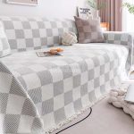 Ριχτάρι Chenille Με Κρόσια C17-12 Εκρού (3 Διαστάσεις)