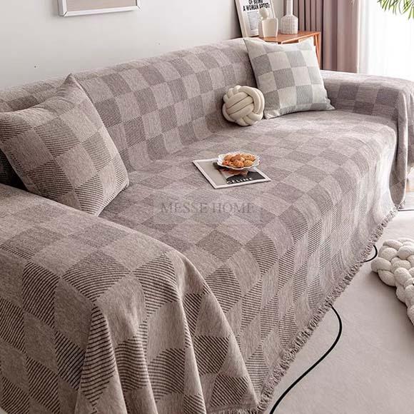 rixtari-chenille-me-krosia-c17-4-kapoytsino Ριχτάρι Chenille Με Κρόσια C17-4 Καπουτσίνο (3 Διαστάσεις) - Image 1