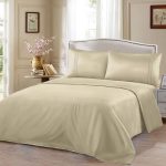 Σετ Σεντόνια Μονά 3 Τεμαχίων (Μπεζ)