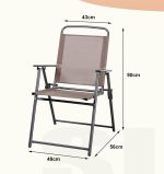 Πτυσσόμενη Καρέκλα Miami με Ύφασμα Textilene