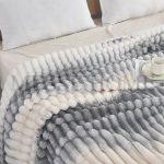 Κουβέρτα Super Soft Ριγέ Γκρι (Μονή & Υπέρδιπλη) - Image 3