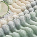 Κουβέρτα Super Soft Ριγέ Μέντα (Μονή & Υπέρδιπλη) - Image 2