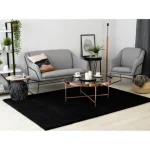 Μοκέτα Soft Velvet Γούνινη Μαύρο (5 Διαστάσεις)