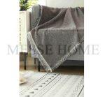 Ριχτάρι Chenille Με Κρόσια C100-15 Ανθρακί (4 Διαστάσεις) - Image 5