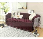 Ριχτάρι Chenille Με Κρόσια C100-2 Μπορντό (4 Διαστάσεις) - Image 2