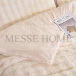 Σετ Παπλωματοθήκης Γουνάκι Εκρού (Μονό & Υπέρδιπλο) - Image 2