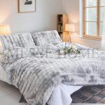 Σετ Παπλωματοθήκης Γουνάκι Γκρι (Μονό & Υπέρδιπλο)