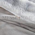 Σετ Παπλωματοθήκης Γουνάκι Γκρι (Μονό & Υπέρδιπλο) - Image 3