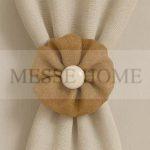 Δέστρα Κουρτίνας Κουμπί με Μαγνήτη (Μελί)