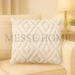 Διακοσμητική Μαξιλαροθήκη Γούνα 3D SMR 45x45cm (Εκρού)