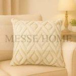 Διακοσμητική Μαξιλαροθήκη Γούνα 3D SMR 45x45cm (Μπεζ)