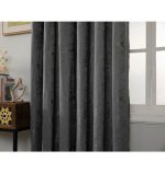 Κουρτίνα Μέτριας Σκίασης με Κρίκους A6083 Ανθρακί (270x280cm) - Image 6