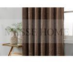 Κουρτίνα Μέτριας Σκίασης με Κρίκους AD6083 Καφέ (140x270cm) - Image 3