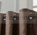 Κουρτίνα Μέτριας Σκίασης με Κρίκους AD6083 Καφέ (140x270cm) - Image 2