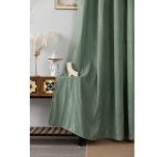 Κουρτίνα Μέτριας Σκίασης με Κρίκους A6083 Πράσινο (270x280cm) - Image 2