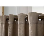Κουρτίνα Μέτριας Σκίασης με Κρίκους AD6083 Καπουτσίνο(140x270cm) - Image 3