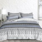 Σετ Παπλωματοθήκης Υπέρδιπλο 5 Τεμαχίων (6679 Γκρι)