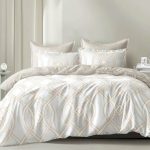 Σετ Παπλωματοθήκης Υπέρδιπλο 5 Τεμαχίων (6682 Εκρού)