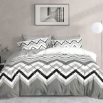 Σετ Παπλωματοθήκης Υπέρδιπλο 5 Τεμαχίων (6684 Γκρι)