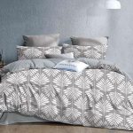 Σετ Παπλωματοθήκης Υπέρδιπλο 5 Τεμαχίων (6688 Γκρι)