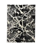 Χαλί Ανάγλυφο Tamara H6331B  Γκρι/Μαύρο (8 Διαστάσεις)