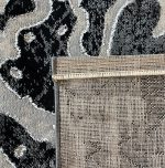 Χαλί Ανάγλυφο Tamara H6331B  Γκρι/Μαύρο (8 Διαστάσεις) - Image 3