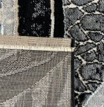 Χαλί Ανάγλυφο Tamara H7330A Μαύρο (8 Διαστάσεις) - Image 3