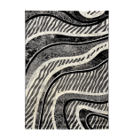 Χαλί Ανάγλυφο Tamara H7330A Μαύρο (8 Διαστάσεις)