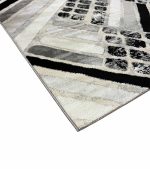 Χαλί Ανάγλυφο Tamara H7332A Γκρι/Μαύρο (8 Διαστάσεις) - Image 2