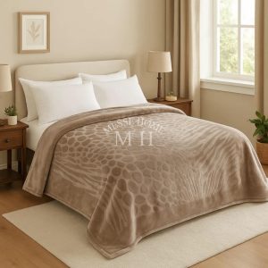 Κουβέρτα Sherpa Stone Καπουτσίνο (Υπέρδιπλη 220x240cm)