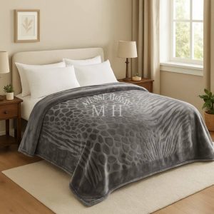 Κουβέρτα Sherpa Stone Γκρι (Υπέρδιπλη 220x240cm)