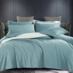 Σετ Παπλ/θήκη Υπέρδιπλη 4 Τεμαχίων 100% Βαμβάκι (Βεραμάν)