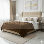 Κουβέρτα Sherpa Υπέρδιπλη 220x240cm (Καφέ)