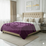 Κουβέρτα Sherpa Υπέρδιπλη 220x240cm (Μωβ)