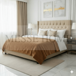 Κουβέρτα Sherpa Υπέρδιπλη 220x240cm (Ώχρα)