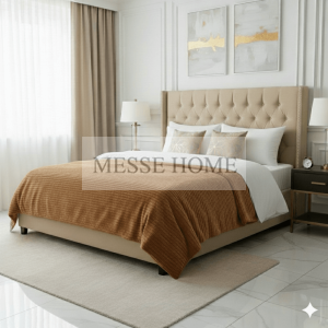 Κουβέρτα Sherpa Υπέρδιπλη 220x240cm (Ώχρα)