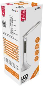 Avide LED Φωτιστικό Γραφείου με Ημερολόγιο Άσπρο 5W - Image 2