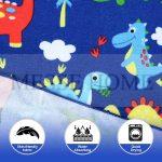 Παιδική Πετσέτα Πόντσο 60x120cm (Δεινόσαυροι) - Image 3