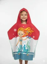 Παιδική Πετσέτα Πόντσο 60x120cm (Γοργονάκι)