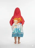 Παιδική Πετσέτα Πόντσο 60x120cm (Γοργονάκι) - Image 2