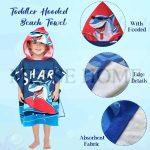 Παιδική Πετσέτα Πόντσο 60x120cm (Καρχαρίας) - Image 3
