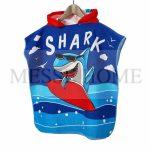 Παιδική Πετσέτα Πόντσο 60x120cm (Καρχαρίας) - Image 4