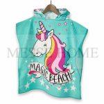 Παιδική Πετσέτα Πόντσο 60x120cm (Μονόκερος) - Image 4