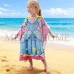 Παιδική Πετσέτα Πόντσο 60x120cm (Πριγκίπισσα)