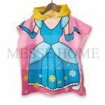 Παιδική Πετσέτα Πόντσο 60x120cm (Πριγκίπισσα) - Image 4