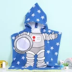 Παιδική Πετσέτα Πόντσο 60x120cm (Αστροναύτης)